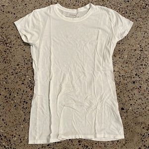 Xs Vince white shirt sleeve tshirt